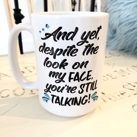 FUNNY Mug, Large Mug, 15 oz, Coffee Mug, Cup, New Without Tags - Picture 1 of 4